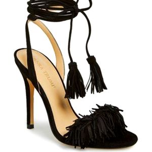 Ivanka Trump Hettie Fringe High Heel Shoe